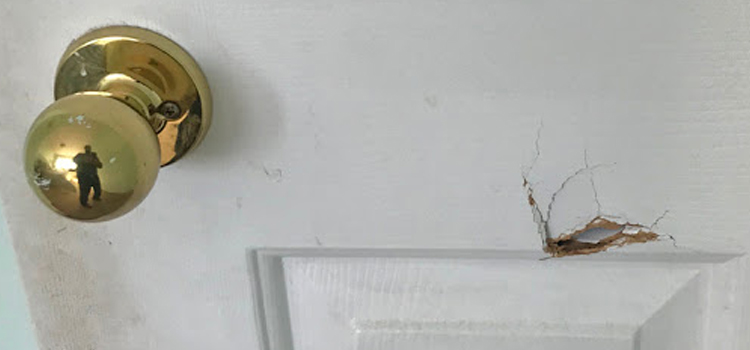 interior door hole repair Yuba City
